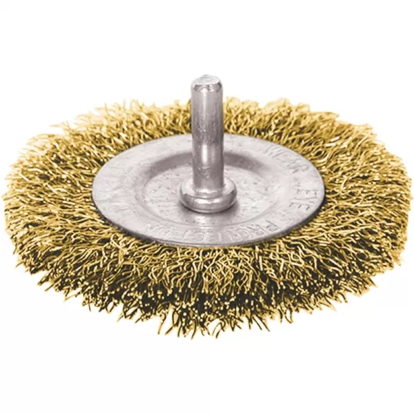 Kartáč okružní 63mm vlnitý drát S 0,3mm stopka 6mm EXTOL CRAFT 17053