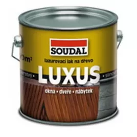 Lazurovací lak na dřevo SOUDAL Luxus 2,5 l