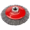 Kartáč miskový 100mm vlnitý drát S 0,3mm M14x2mm EXTOL CRAFT 17006