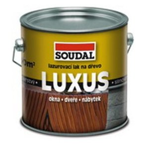 Lazurovací lak na dřevo SOUDAL Luxus 2,5 l
