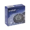 Kartáč radiální copánkový 115mm vlnitý drát S 0,5mm M14x2mm EXTOL CRAFT 17025