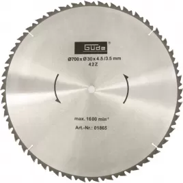 Pilový kotouč HM 700 x 30mm, 42Z Güde 1865