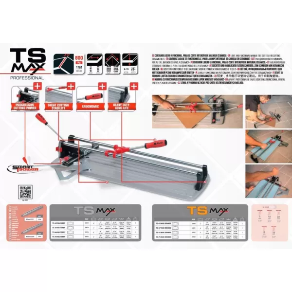 Řezačka obkladů a dlažby RUBI TS-57 MAX 18921
