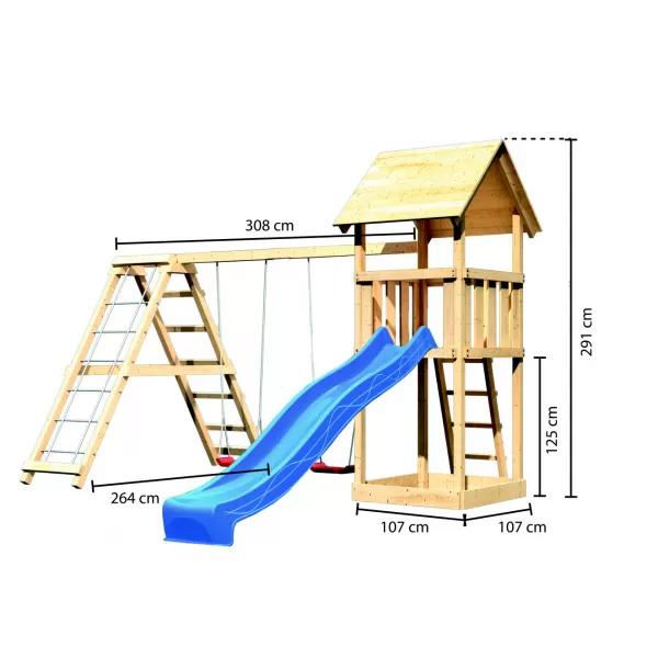Dětské hřiště KARIBU LOTTI 89349 LG1826