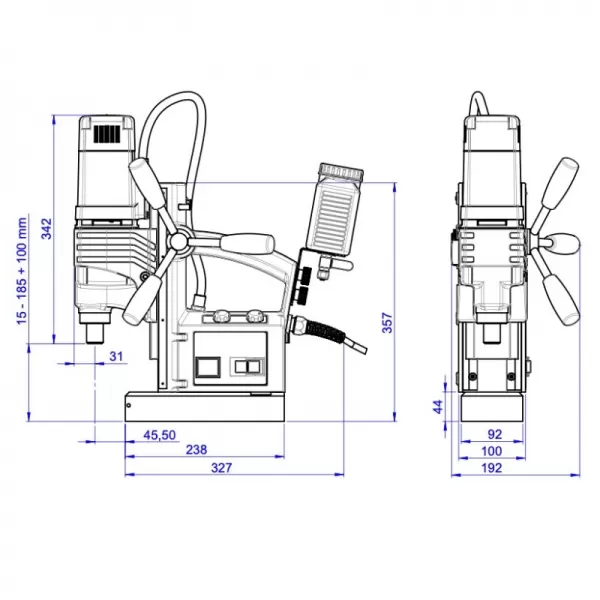 Magnetická vrtačka ROTABEST 50 B RL-E ALFRA 18612.NKO