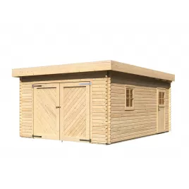 Dřevěná garáž KARIBU 68284 40 mm natur LG1888