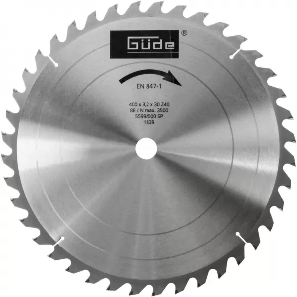 Pilový kotouč SK 400 x 30 mm, 40 z Güde 1839
