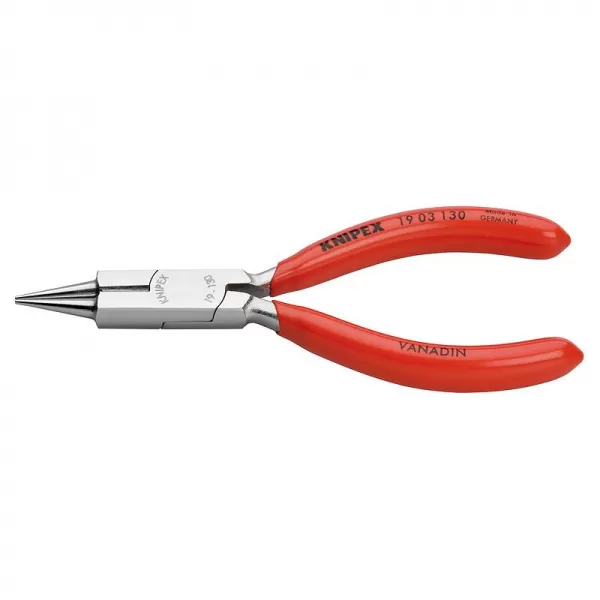 Ozdobné ohýbací kleště s kulatými čelistmi s břitem Knipex 19 03 130