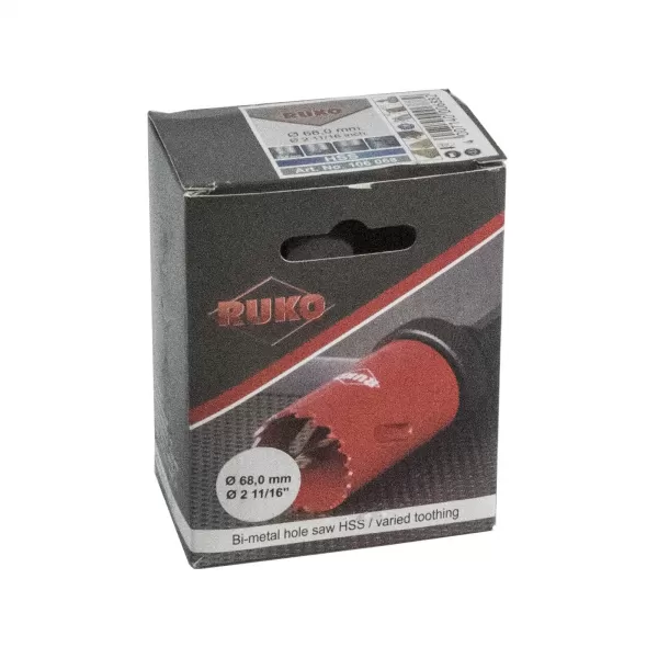 Vykružovací korunka bimetalová HSS 98 mm RUKO RU106098