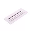 Kovová ventilační mřížka 200x55 mm pro zakončení kovového konektoru do stěny DALAP 197533