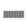 Kovová ventilační mřížka 300x100 mm pro zakončení kovového konektoru do podlahy DALAP 197526