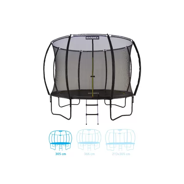 Trampolína Comfort 305 cm + ochranná síť + schůdky ZDARMA Marimex 19000095