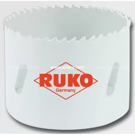 Bimetalová vykružovací korunka HSS CO 98mm jemný zub RUKO RU126098