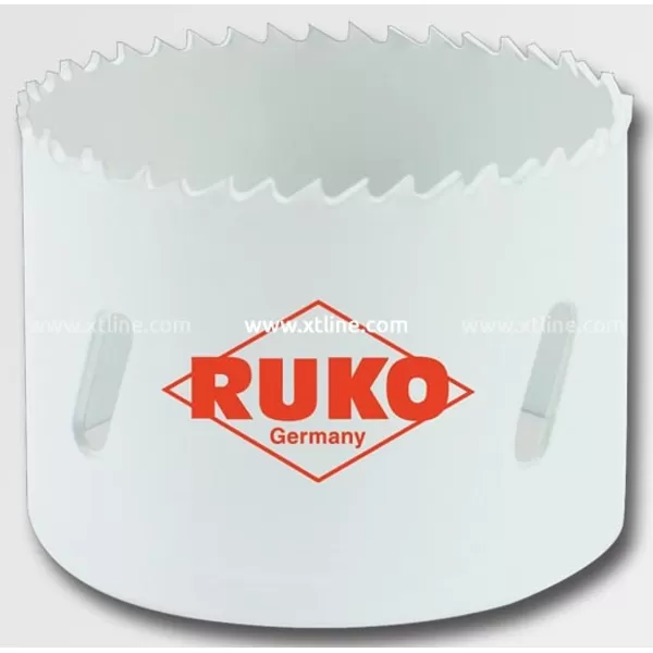 Bimetalová vykružovací korunka HSS CO 98mm jemný zub RUKO RU126098