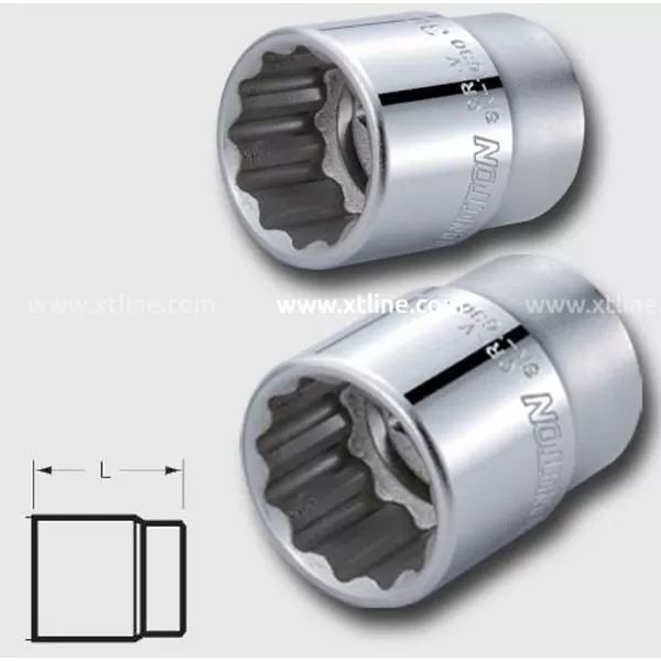 Hlavice dvanáctihranná CRV 3/4" 60mm HONITON H1661MC