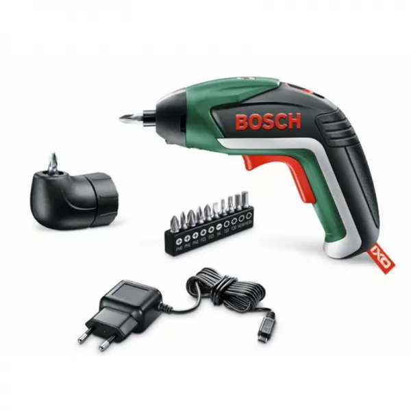 Aku šroubovák IXO Medium Set – s úhlovým nástavcem Bosch 06039A8021