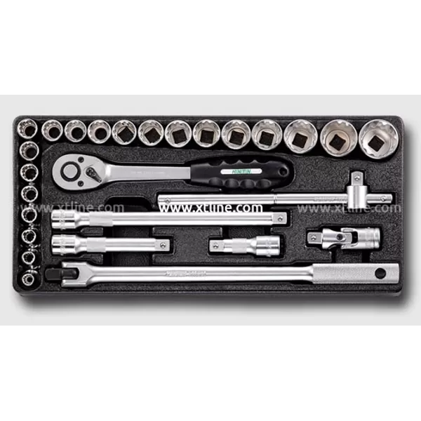 Montážní vozík na nářadí kovový vybavený 231dílů HONITON HA250