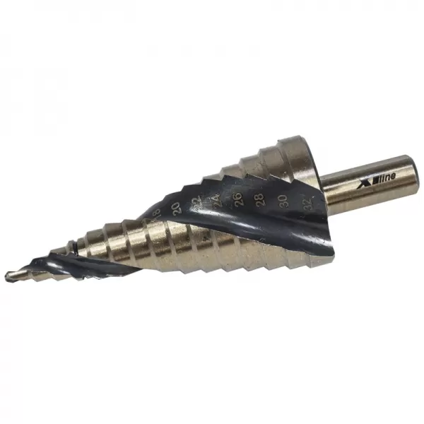 Vrták stupňovitý HSS TiAIN XTline XT36038 | 6-38 mm, krok 3 mm (TRI)