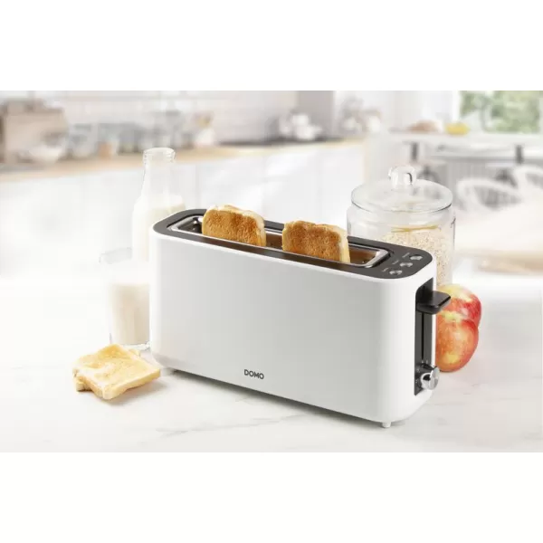 Topinkovač na 2 topinky, bílý DOMO DO962T