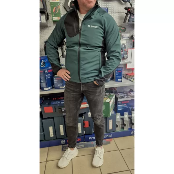 Softsheelová bunda M forest green Bosch