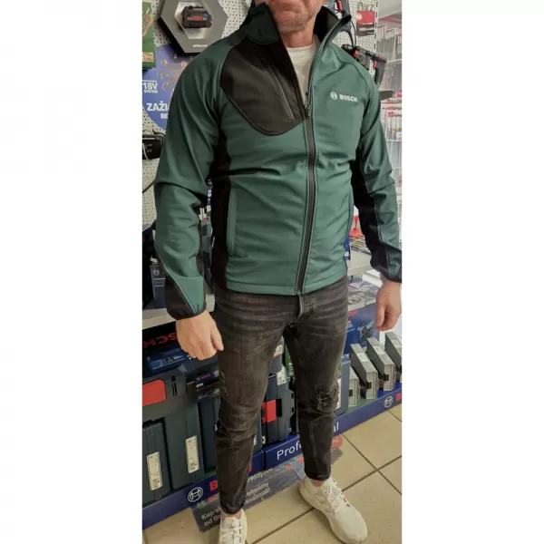 Softsheelová bunda L forest green Bosch
