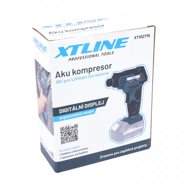 Aku kompresor 18V, bez baterie XTline XT102775
