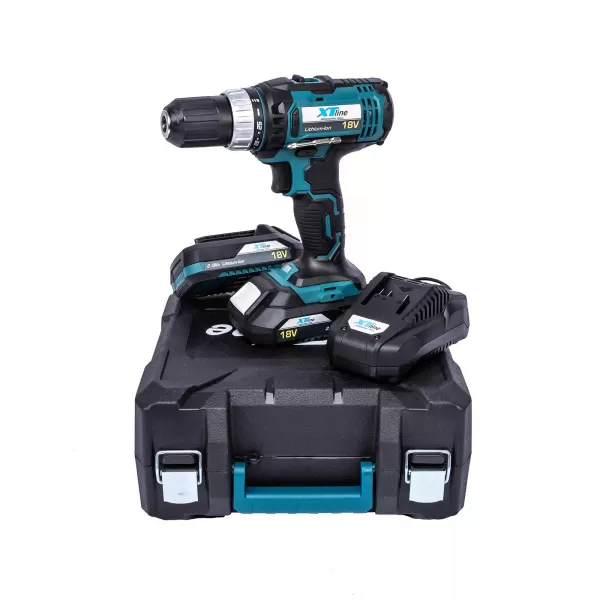 Aku vrtačka 18V/2x2,0Ah XTline XT102770E
