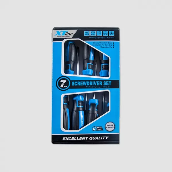 Sada šroubováků PL,PZ CrV 7 dílů XTline XT071507