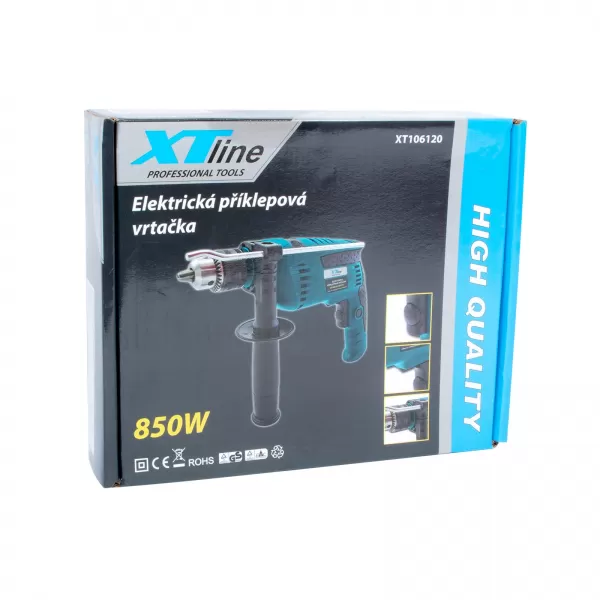 Elektrická vrtačka 850W 13mm XTline XT106120