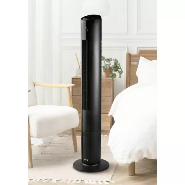 Sloupový ventilátor s ovládáním a podsvícením DOMO DO8153