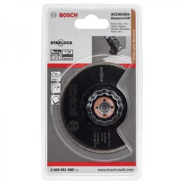 EXPERT ACZ 85 RD4 Grout Segment Blade, 85 mm 2608902057