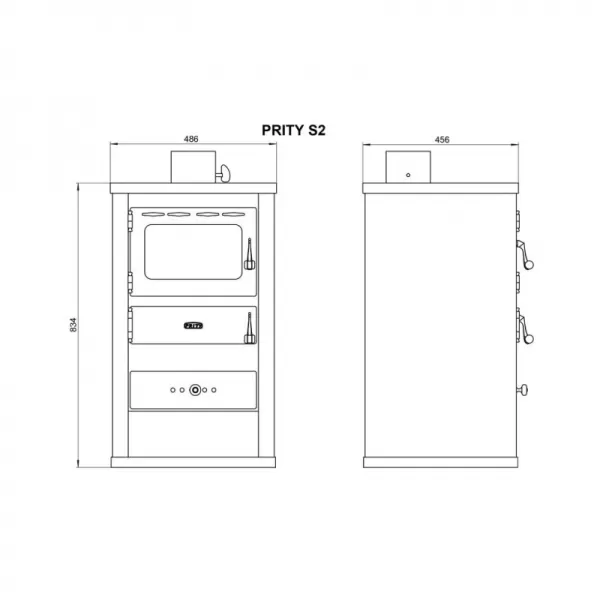 Krbová kamna PRITY S2