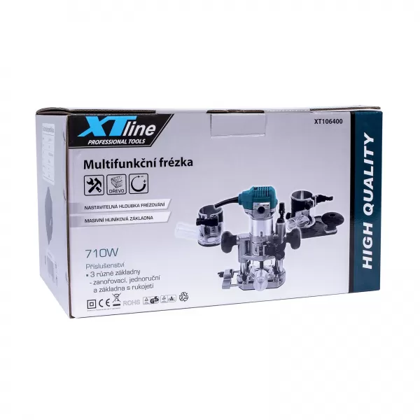 Kombinovaná frézka 710W Xtline XT106400