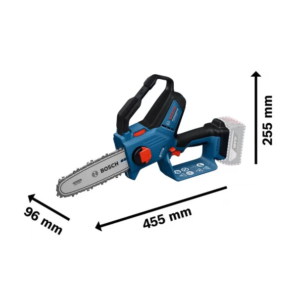Aku řetězová pila 18V/bez aku GKE 18V-15 Bosch 06008D7000
