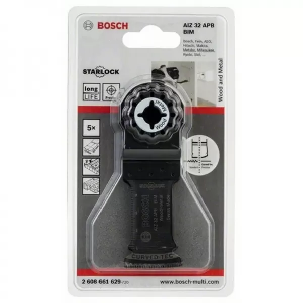 Ponorný pilový list BIM AIZ 32 APB Wood and Metal 50 x 32 mm Bosch 2608661629