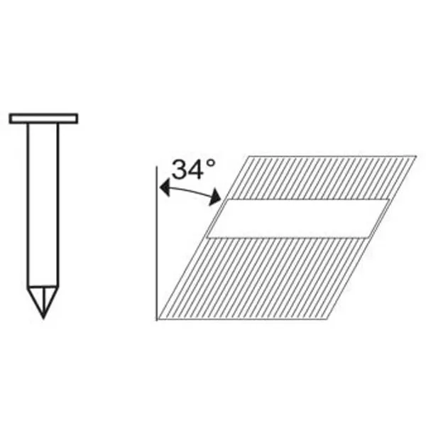 Hřebíky Typ RN průměr 2,87 × 60 mm 2 500 ks Aircraft 2405960