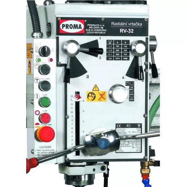 Radiální vrtačka PROMA RV-32