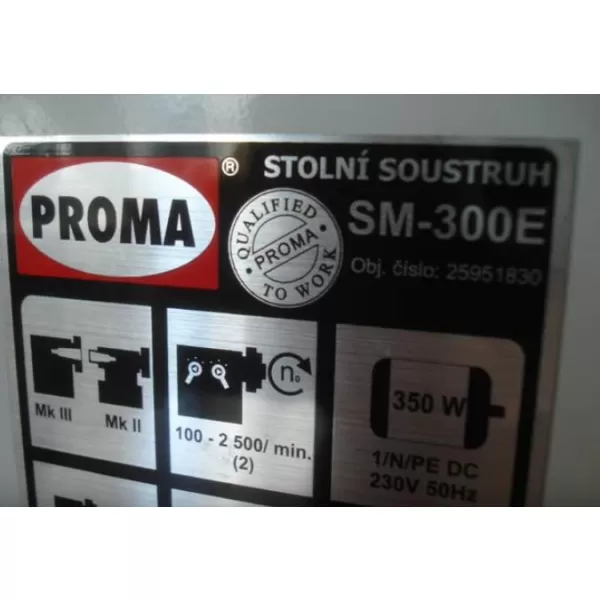 Mini soustruh na kov PROMA SM-300E