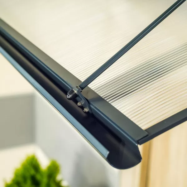 Stříška nad dveře LANITPLAST TURKUS XL 197/85 antracit LG2579