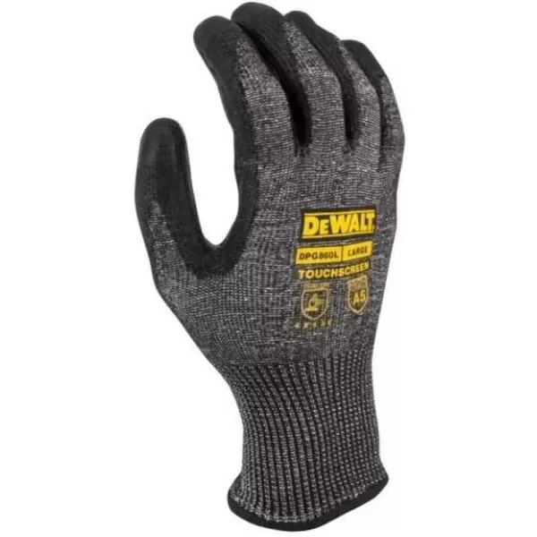 Dotykové pracovní rukavice s ochranou proti proříznutí DeWALT DPG860L