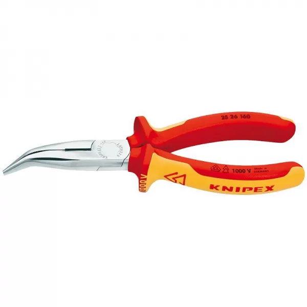Půlkulaté kleště s břity pro radiotechniku Knipex 25 26 160