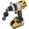 Aku bezuhlíková příklepová vrtačka 18V 2x5,0Ah + příslušenství DeWALT DCD1007H2AT
