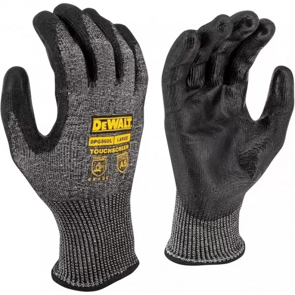 Dotykové pracovní rukavice s ochranou proti proříznutí DeWALT DPG860L