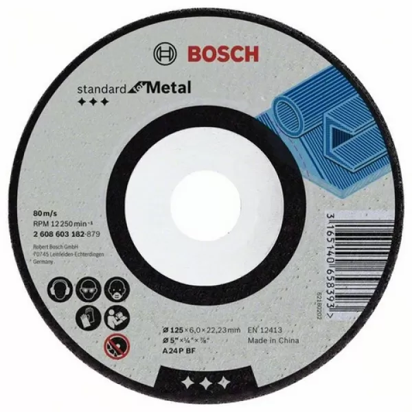 Hrubovací kotouč lomený, kov 125 x 6 x 22.23 mm Bosch