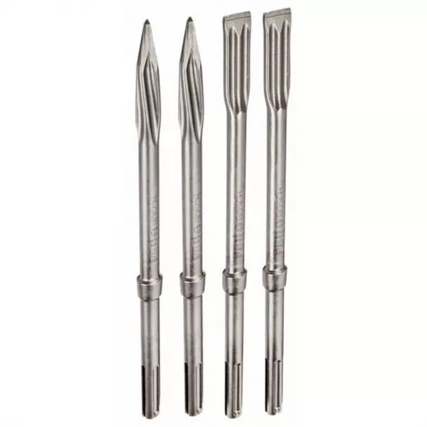Sada sekáčů PRO SDS max-5C, špičatý 140 mm, plochý 25 × 140 mm, lopatkový 2 × 140 mm, +2 kusy Bosch 2607017368