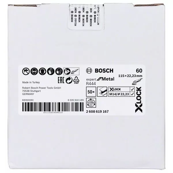 Fíbrový kotouč Expert for Metal 115mm Bosch X-LOCK 2608619167