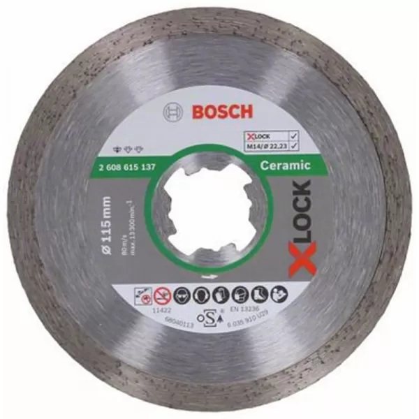 Diamantový dělicí kotouč Standard for Ceramic 115mm X-LOCK 2608615137