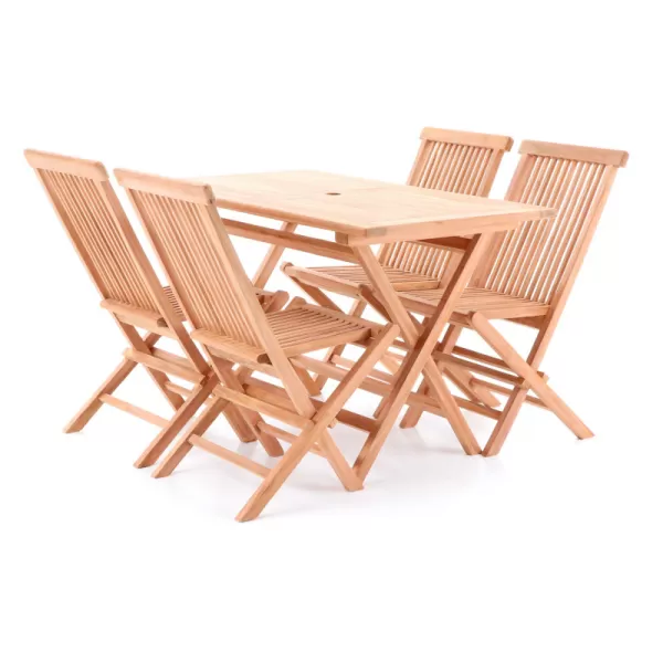 Stolová sestava TEAK POHODA SET 4