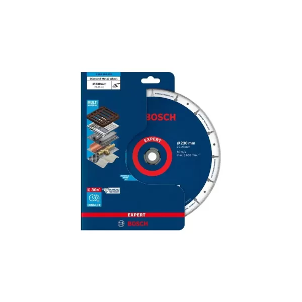 Velký řezný kotouč EXPERT Diamond Metal Wheel 230 × 22,23 mm Bosch 2608900536