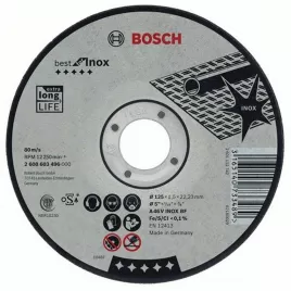Dělicí kotouč rovný na nerez Best for Inox A 30 V INOX BF, 180 mm, 2,5 mm Bosch 2608603506